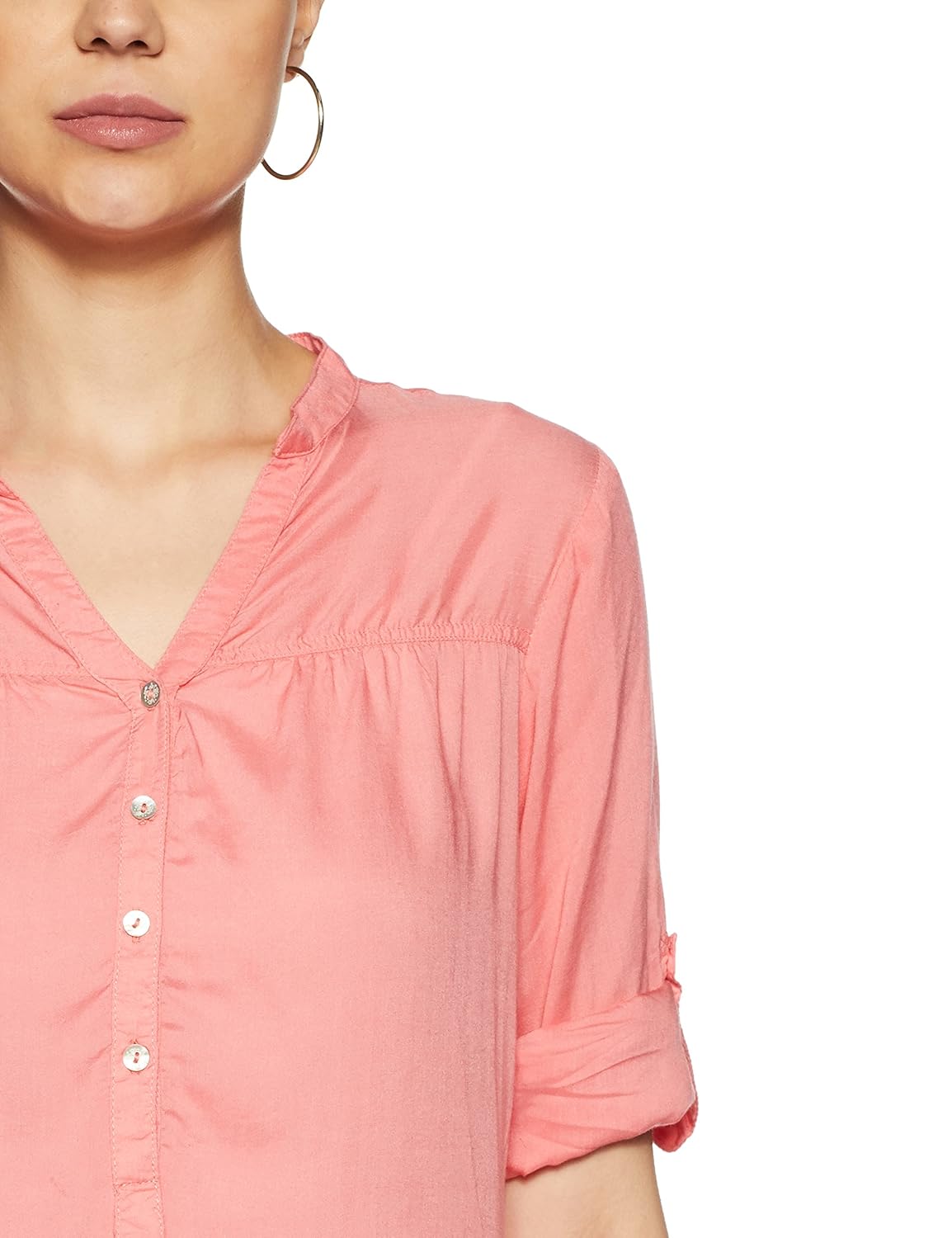 mustard women's tunic shirt