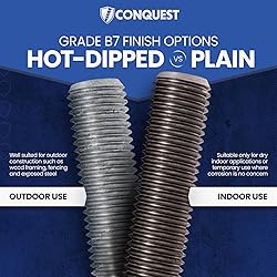 Fasteners Plus Grade B7 Coarse Fully Threaded