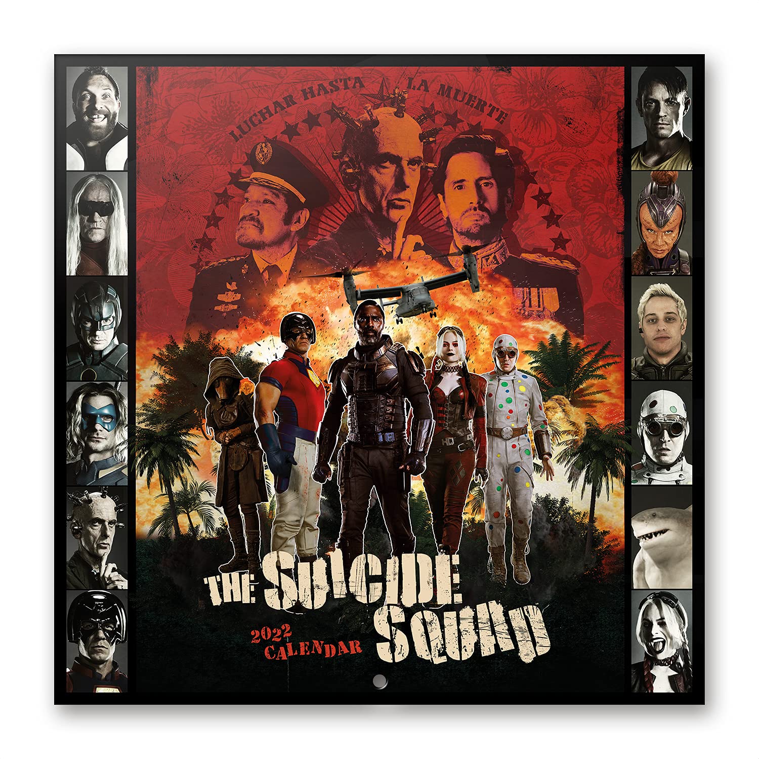 Official Suicide Squad 2022 Wall Calendar, 2022 Calendar, 12" x 12" Square Wall Calendar 2022 (Free Poster Included), Family Calendar 2022, DC Comics Calendar 2022 - Secret Santa Gift