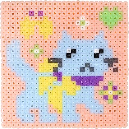 Amazon Naska 手芸キット Miniアイロンビーズで作る ゆめかわ キット 3 水色のねこ Ir1 手芸キット 通販