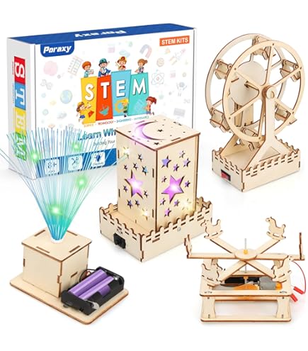 Amazon.com: Poraxy 4 Set STEM Kits for Kids Ages 8-10 10-12, Toys