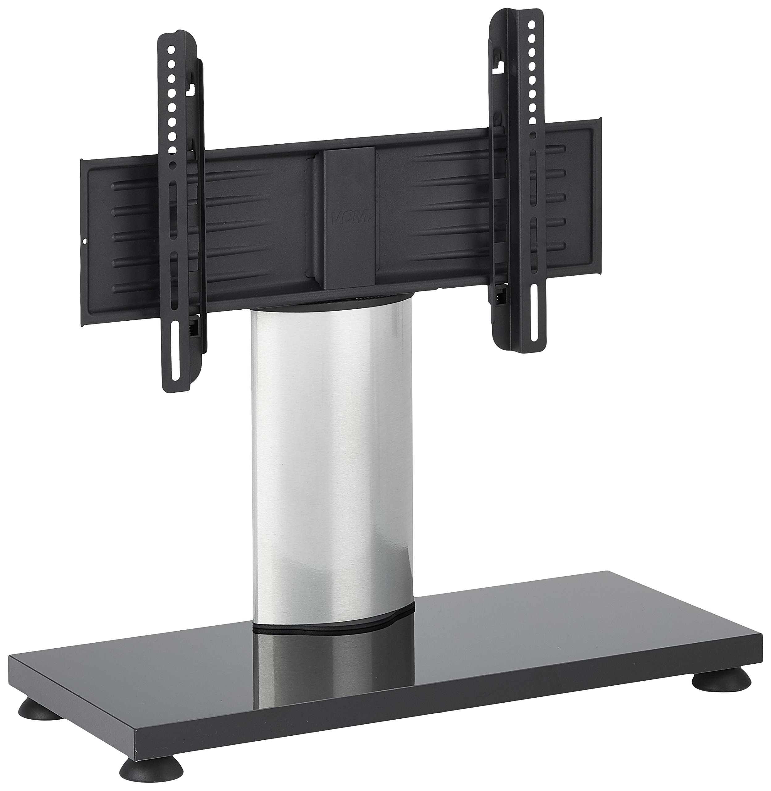 VCM "Onuti Mini TV-Stand, Metal, Silver/White Varnish