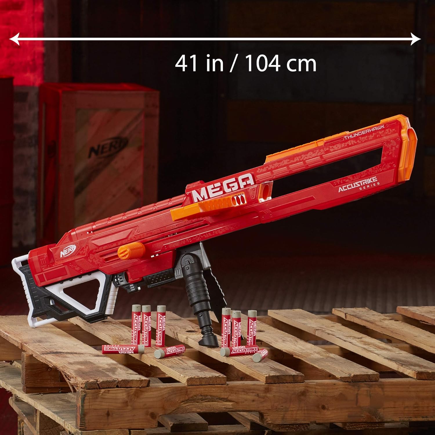 nerf mega accustrike thunderhawk blaster