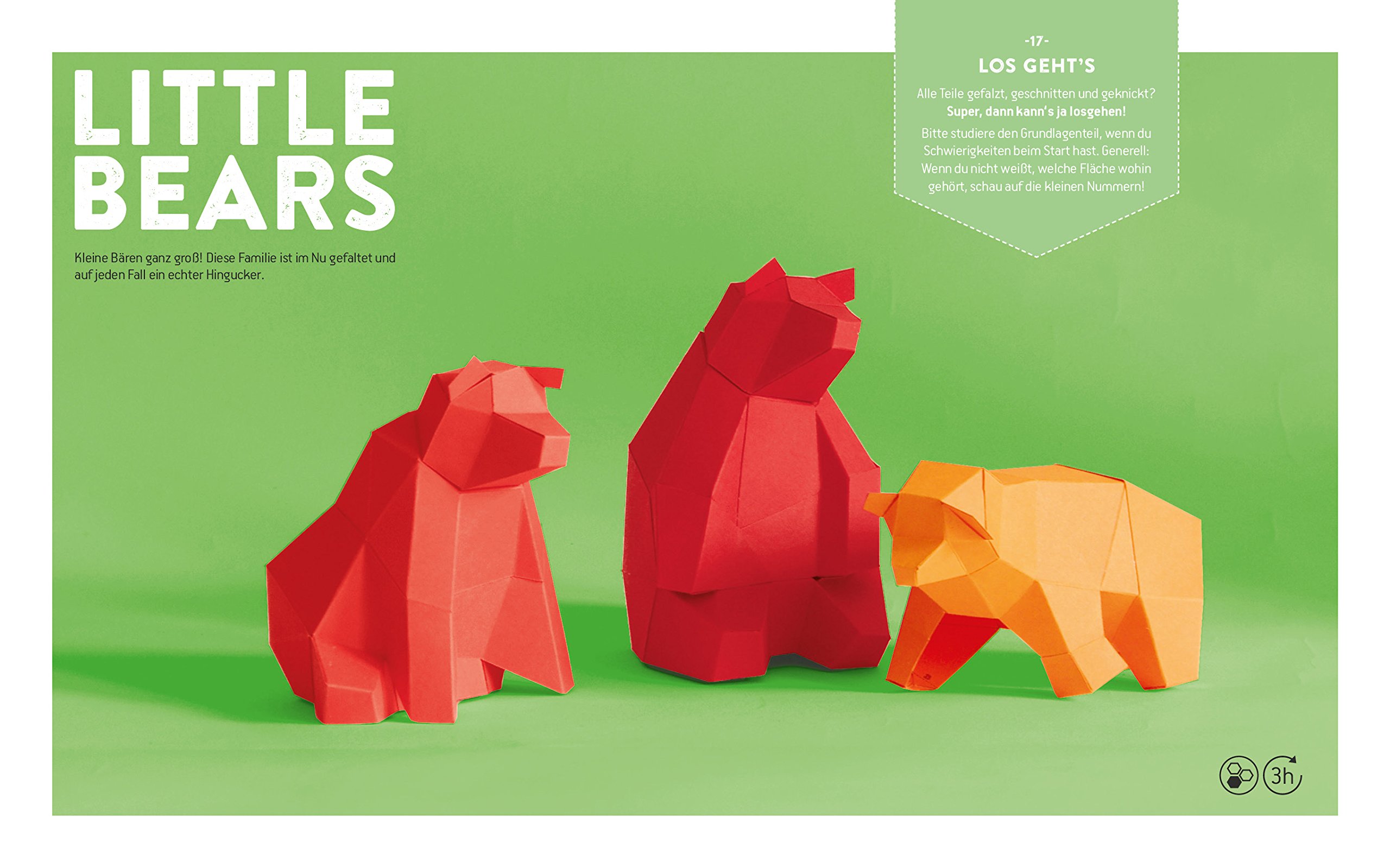 Papiertier Papercraft Mit Fuchs Hirsch Erdmännchen Und