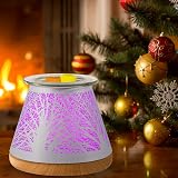 HIEODPRO Wax Melt Warmer with 7 Color Changing LED Light view 3