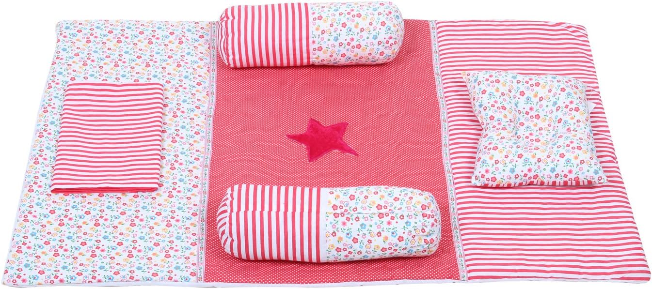 Creative Textiles Cotton Multicolor Baby Bedding Set (Size : 70x100 cm) Soft Cotton Material NestUltra Soft Cusioned