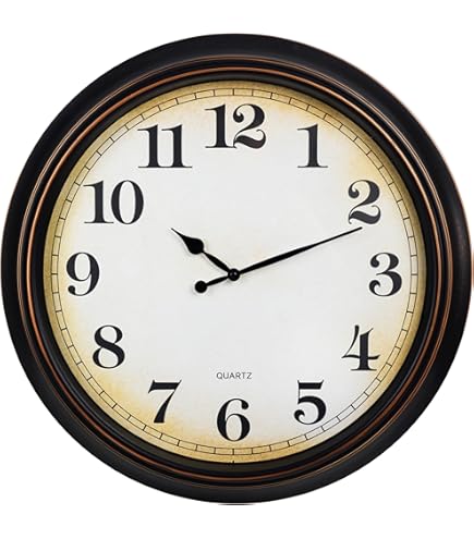 Amazon.com: Westclox Traditional Large Wall Clock Battery-Operated