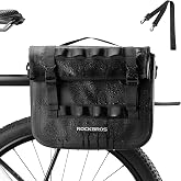 ROCKBROS Bike Panniers, 15L Capacity, Waterproof Bike Rack Bag for Cycling | Bicycle Panniers,Reflective Safety,for Cycling,Commuting,Bikepacking,Fits Most Rear Racks