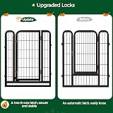 Yaheetech Lightweight Dog Playpen 16 Panels 80cm Fence Exercise Pen Portable view 7