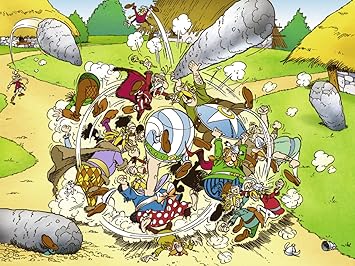 Résultat de recherche d'images pour "astérix bagarre village"