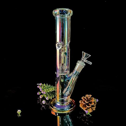 REANICE Eisbong Glas Wasser Percolator Vorkühler 14.4mm 31cm Wasserpfeife Chillum Bongs