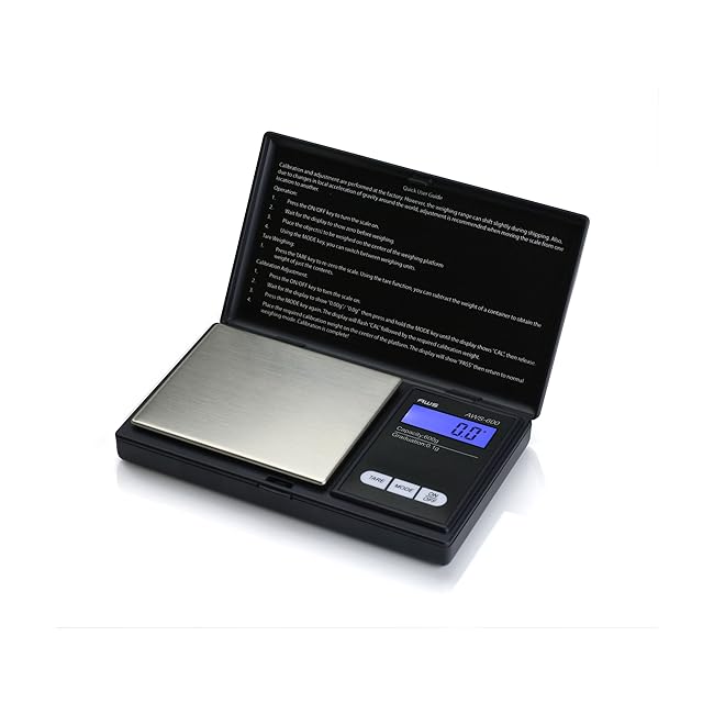 American Weigh Scales AWS-600-BLK Digital Pers...