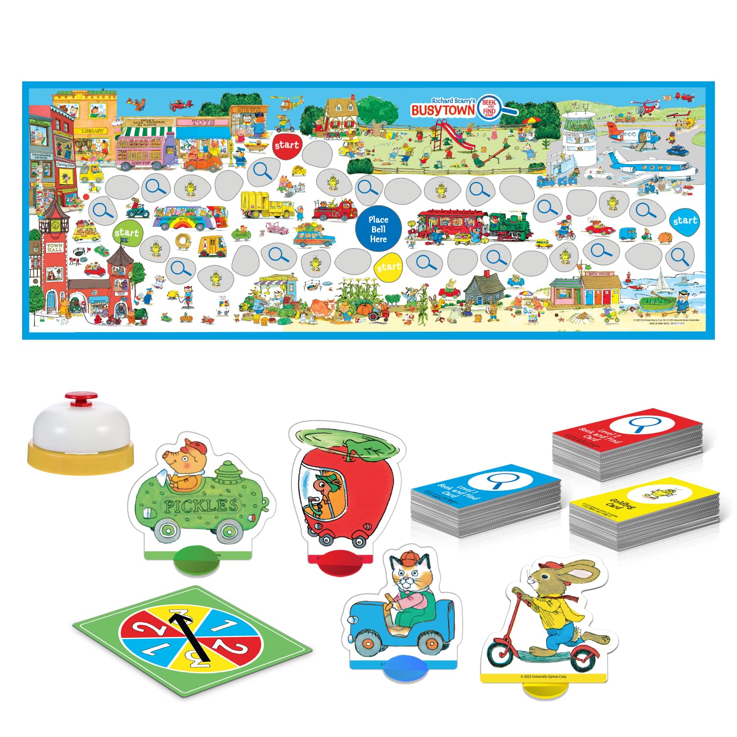 Briarpatch, Richard Scarry's Busytown Seek and Find Game, Based on Early Reader Books for Preschool, Kindergarten and 1st Grade