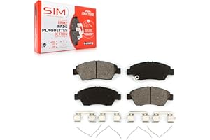 SIM Front Semi-Metallic Disc Brake Pads SIM-948 Replacement For Honda Civic Fit Acura ILX RSX CR-Z del Sol
