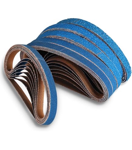 10-Piece 4x36 Inch Zirconia Sanding Belts Assortment - 80 Grit For Metal, Wood, Rust Removal - View #13