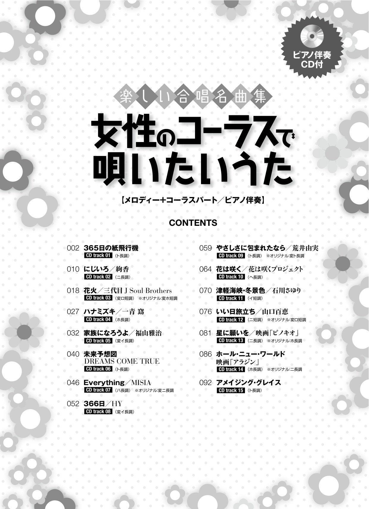 楽しい合唱名曲集 女性のコーラスで唄いたいうた ピアノ伴奏cd付 Amazon Com Books