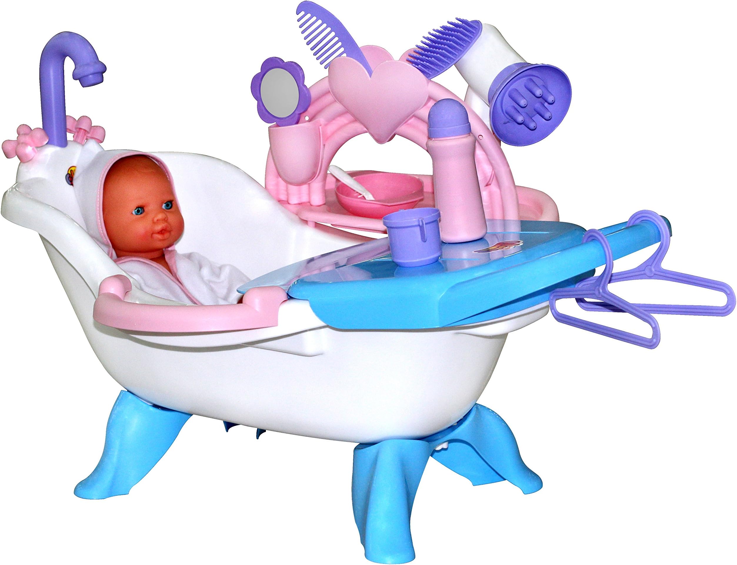 PolesiePolesie47243 Bath Baby Doll (Bag) -Play Set Toys, Multi Colour
