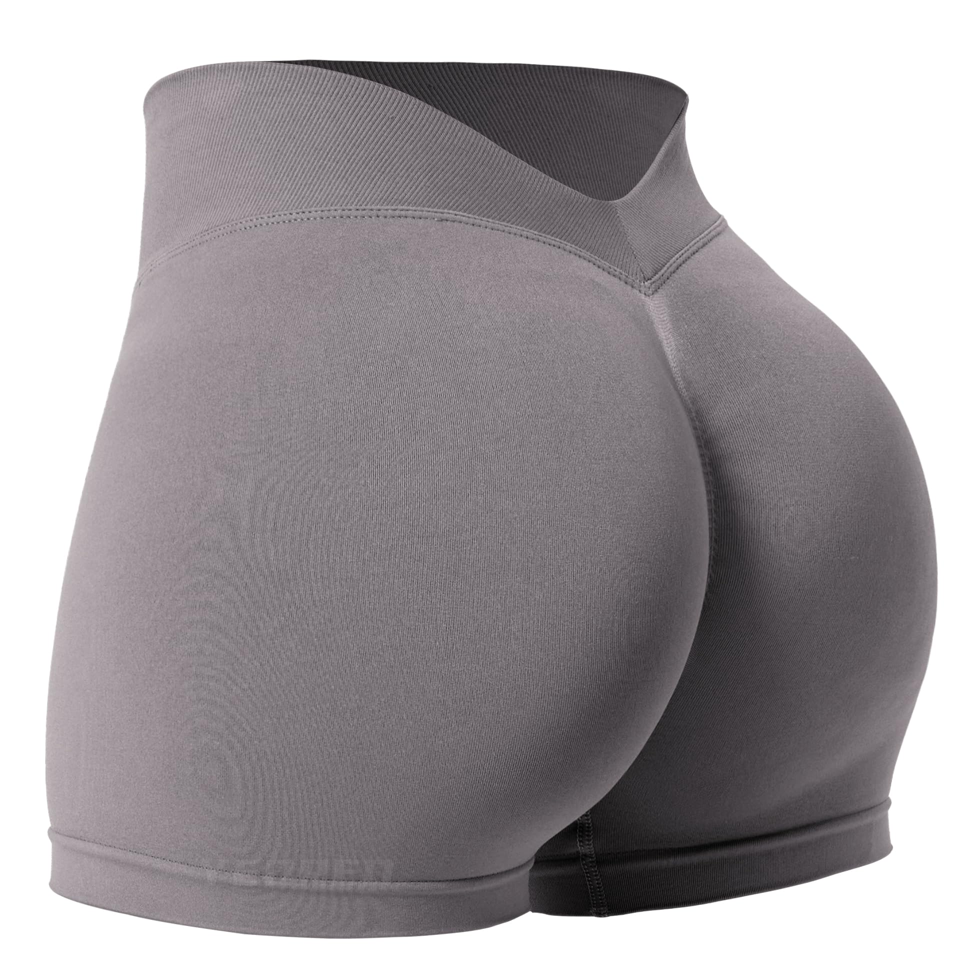 YEOREO Workout Scrunch Shorts Women 3.6" V Back Gym