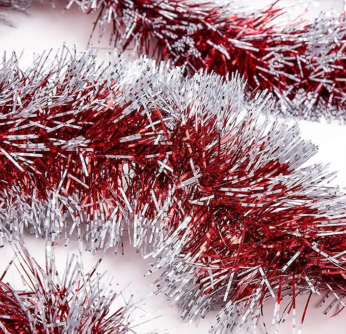 Christmas Tinsel Garland Celebrate Holiday Decorations