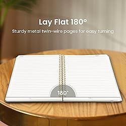 Lined Spiral Journal Notebook for Women & Men, 140