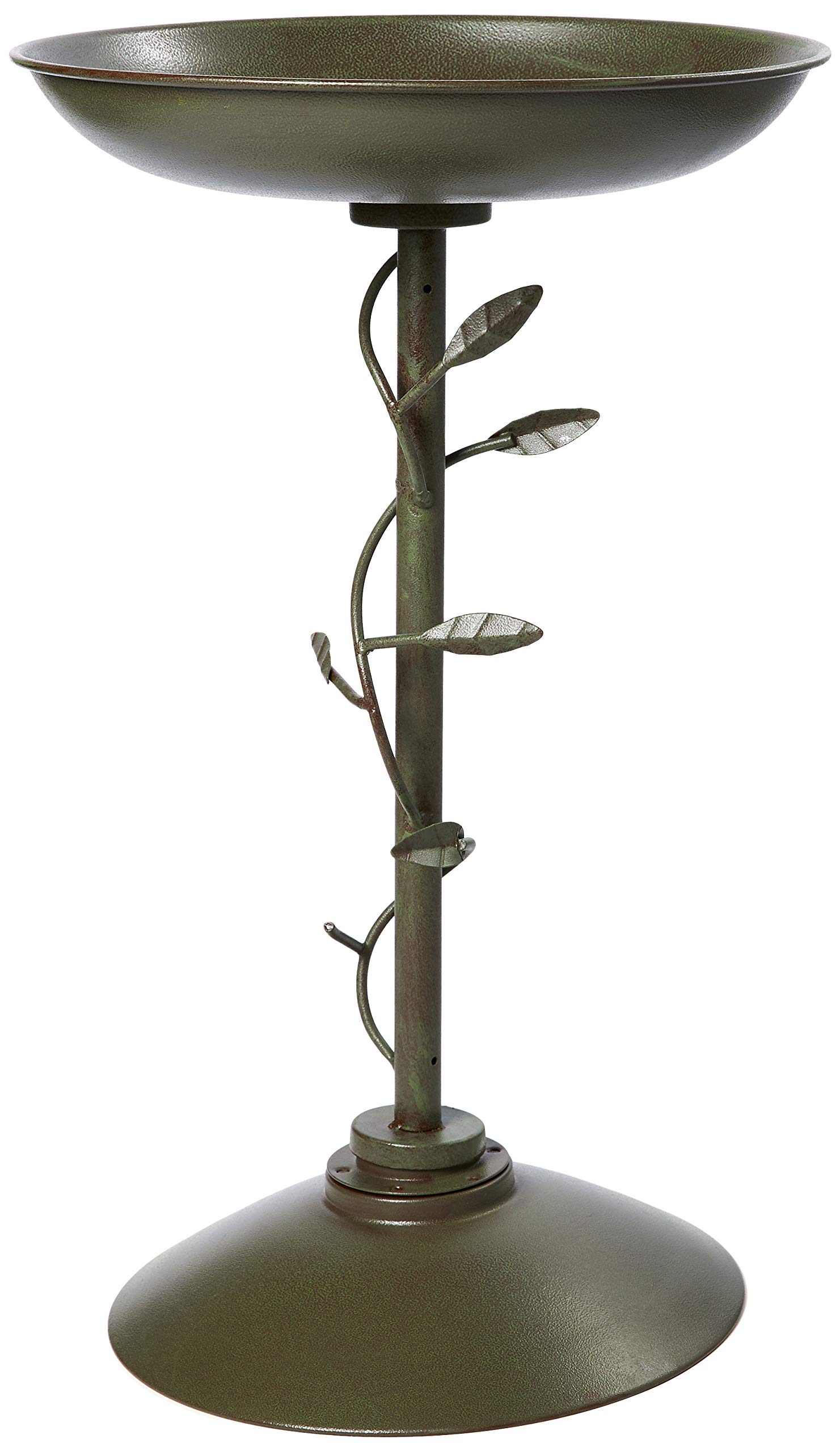 Peckish 60051230 Secret Garden Bird Bath, Green, 10 x 40 x 60 cm