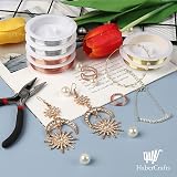 Habercrafts 0.4mm Silver Jewellery Wire 20 Meters 26 Gauge Brass Core view 3