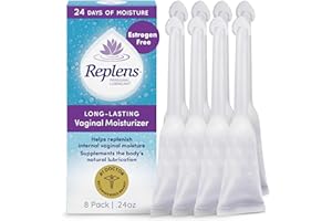 Replens Long-Lasting Vaginal Moisturizer, 8 Count (Pack of 2)