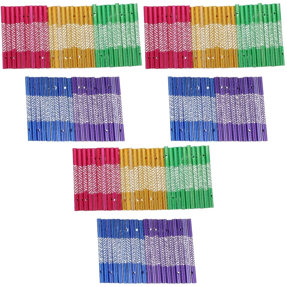 Angoily Aluminium Wind Chime 150pcs Wind Chime Tubes for Crafts Multipurpose Decoration