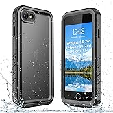 SPORTLINK Waterproof Case for iPhone SE 3rd 2022/iPhone SE 2nd 2020/iPhone 7/8 - Built in Screen Protector Full Body Shockpro
