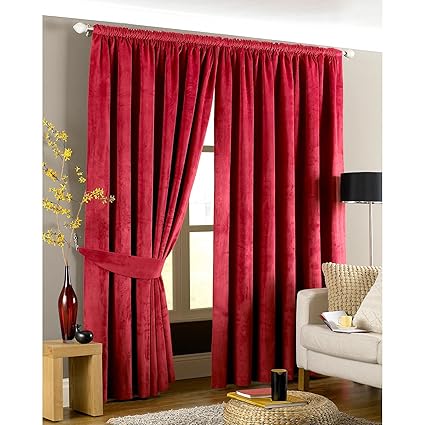 Amazon Com Riva Home Imperial Pencil Pleat Curtains 46 X 72 Inch