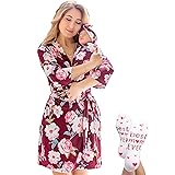ECO BABY Mommy and Me Robe and Swaddle Set