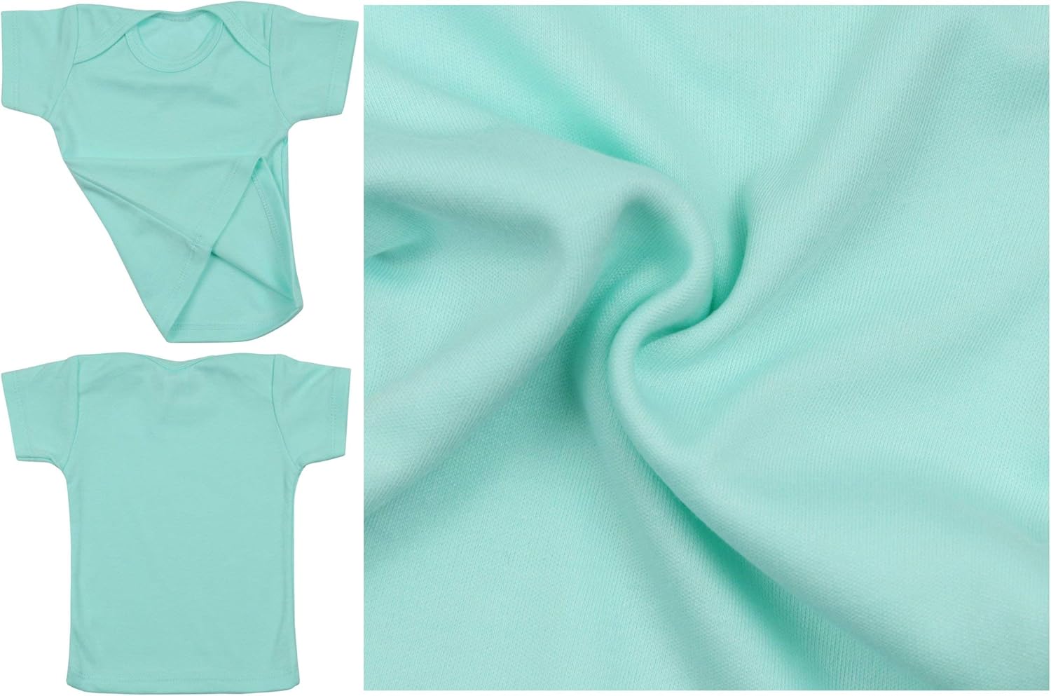 ToBeInStyle Girls' 4 Pack Comfy Cozy T-Shirt with Expanded Lap Shoulder: Clothing