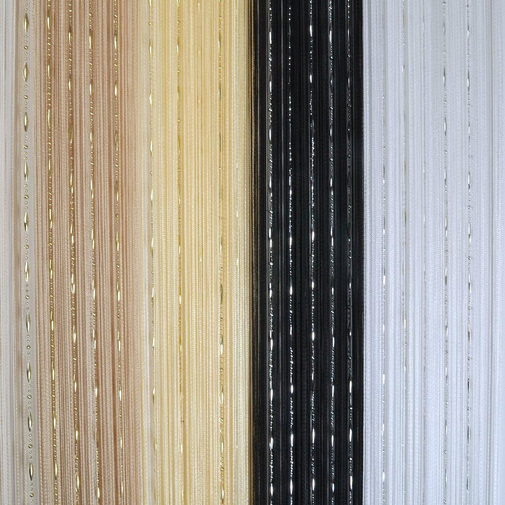 SpecialShare Tassel String Curtain Dew Drop Bead Window Door Room Wall Blinds Fly Screen(4 color choices) 90 x 200cm