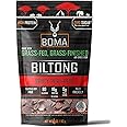Boma Biltong Spicy Peri-Peri | Air-Dried Grass Fed, GRASS FINISHED Beef Jerky Snack | Keto, Paleo, Gluten Fee, Whole30 | South African Beef Jerky Biltong (4 Ounce)