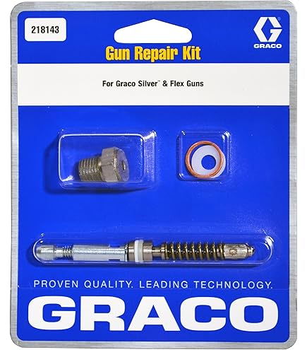 トップス L 801520457 EMBROIDERED LOGO FISSATO Graco Gun Repair Kit for Contractor II & Contractor FTX II Guns
