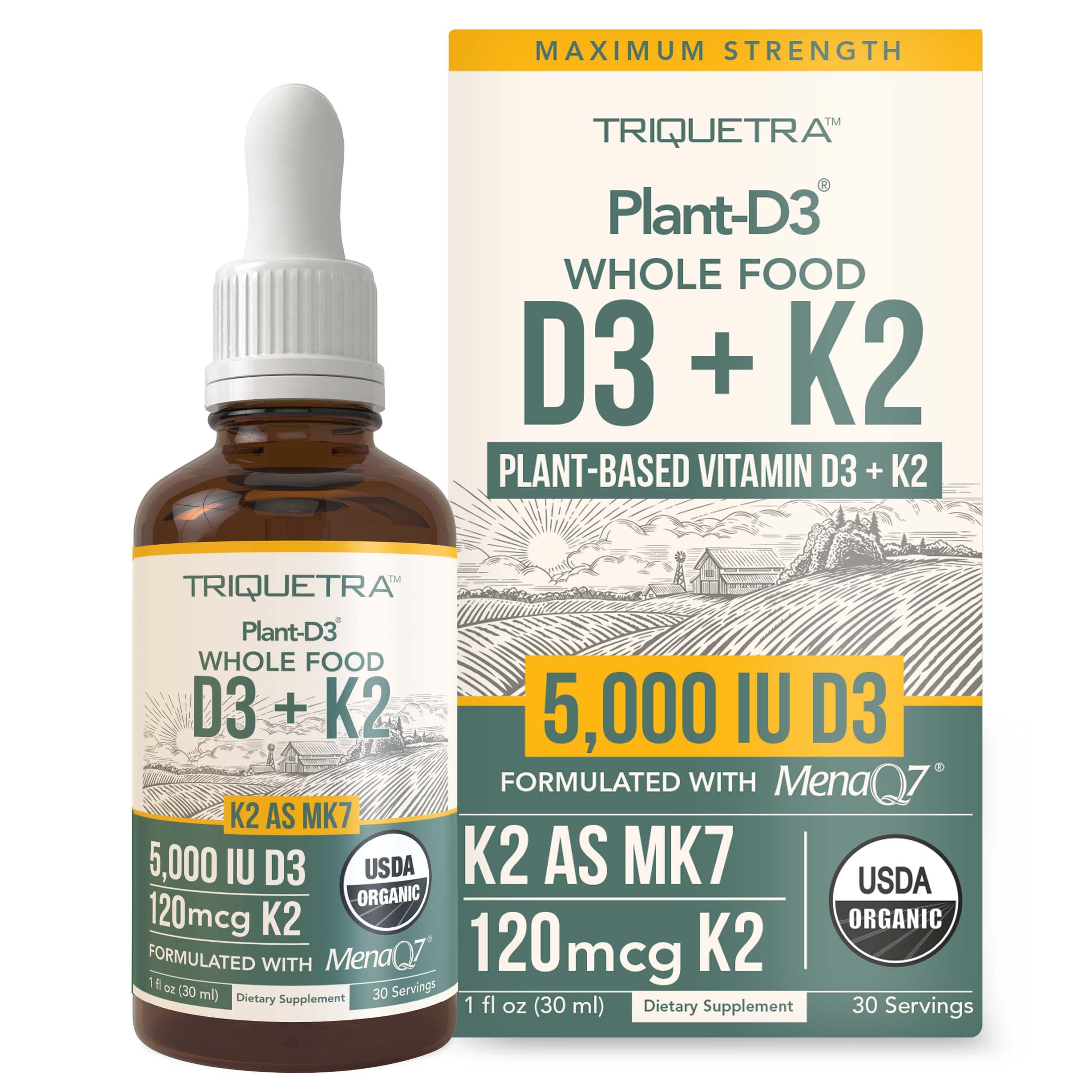 Plant-D3 Whole Food D3 + K2 Drops