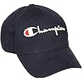 Champion Men's Hat, Classic Cotton Twill, Baseball Cap, Adjustable Leather Strap Cap for Men