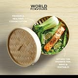 KitchenCraft World of Flavours Bamboo Steamer Basket 2 Tier Beige 2 cm view 6