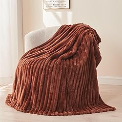 NEWCOSPLAY Super Soft King Blanket Coffee Premium