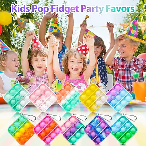 Pop Fidget Toys Bulk Its Party Favors for Kids 4-8 8-12 30 Pack Mini