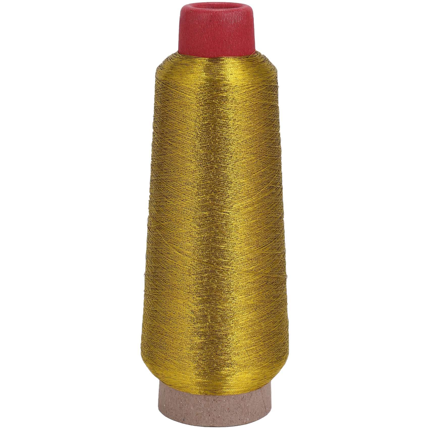 Harewtwy Computer - Embroidery Threads 3000M Sewing Thread Line Textile Metallic Yarn Woven Embroidery Line Golden