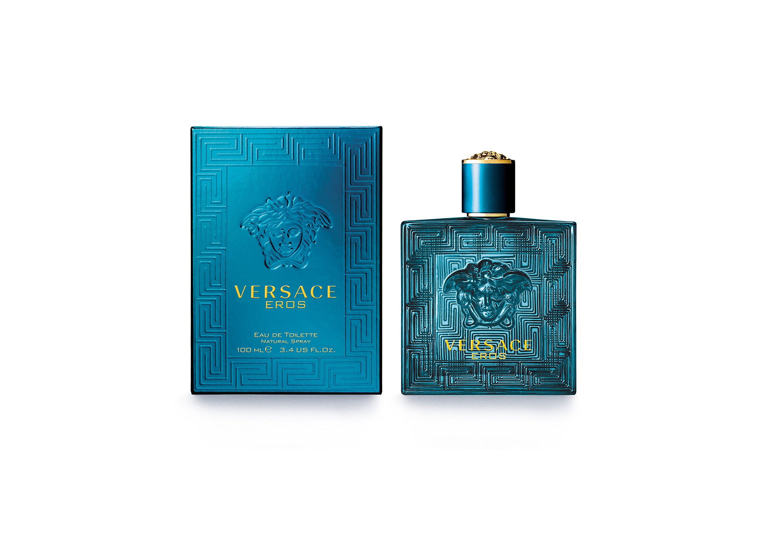 Versace Eros Eau de Toilette Spray for Men, 3.4 Fluid Ounce 827138207480 eBay