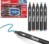 Sharpie Creative Marker Acrylic Paint Pens Earth Tones 5 Count Bullet Tip