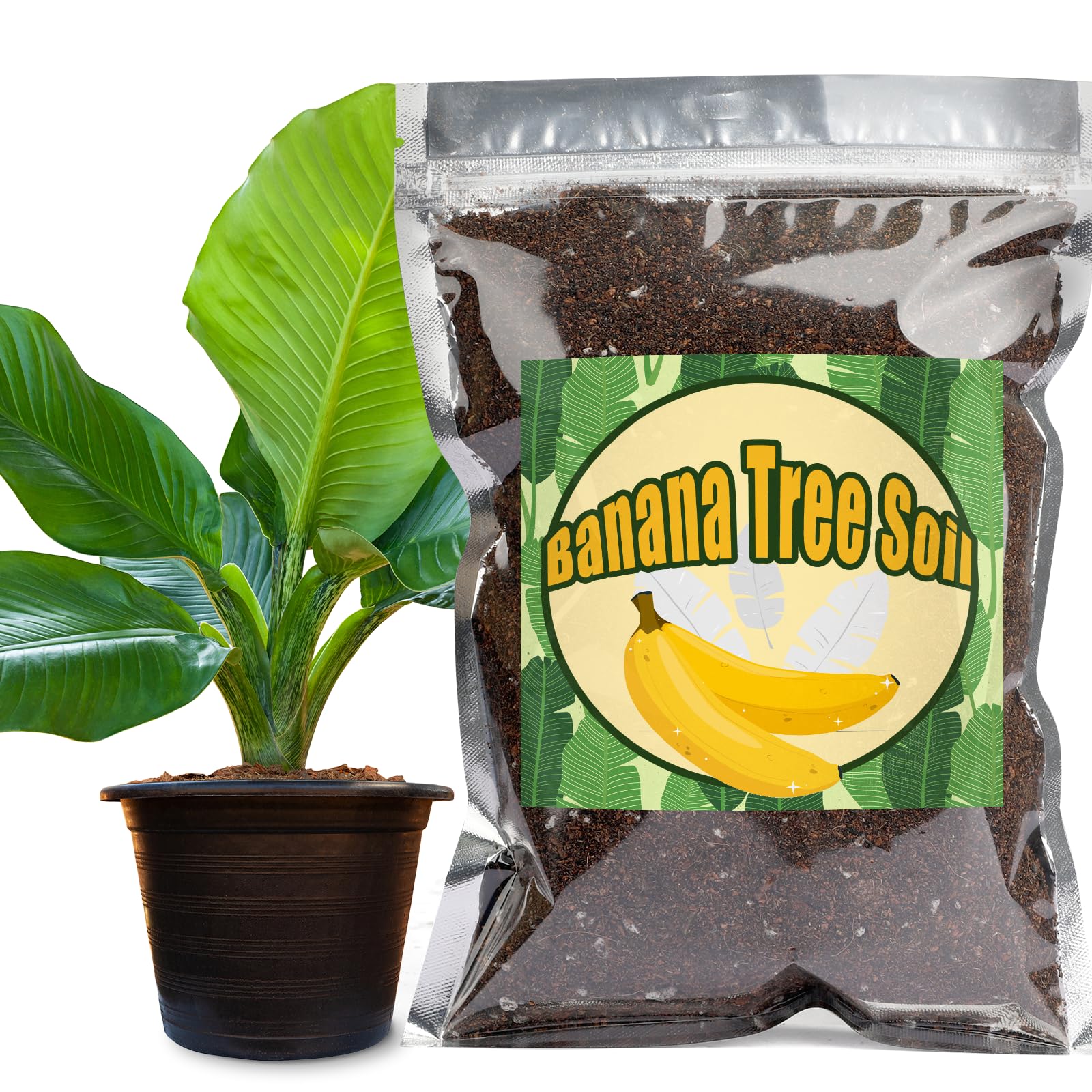 Organic Banana Tree Potting Mix, Suitable for All Indoor and Outdoor Varieties (2L)