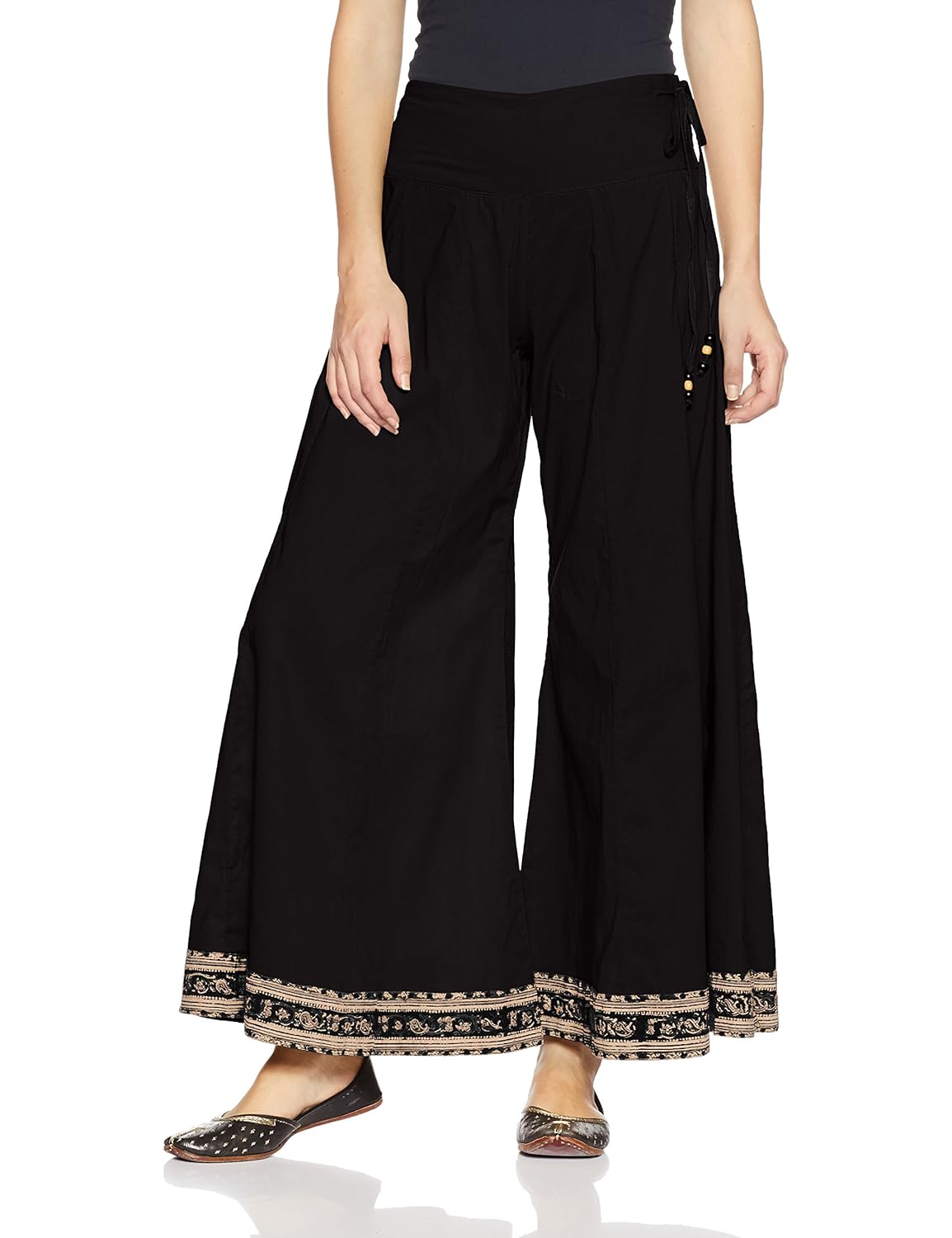 Buy Fabindia Women's Flared Cotton Pants at Amazon.in