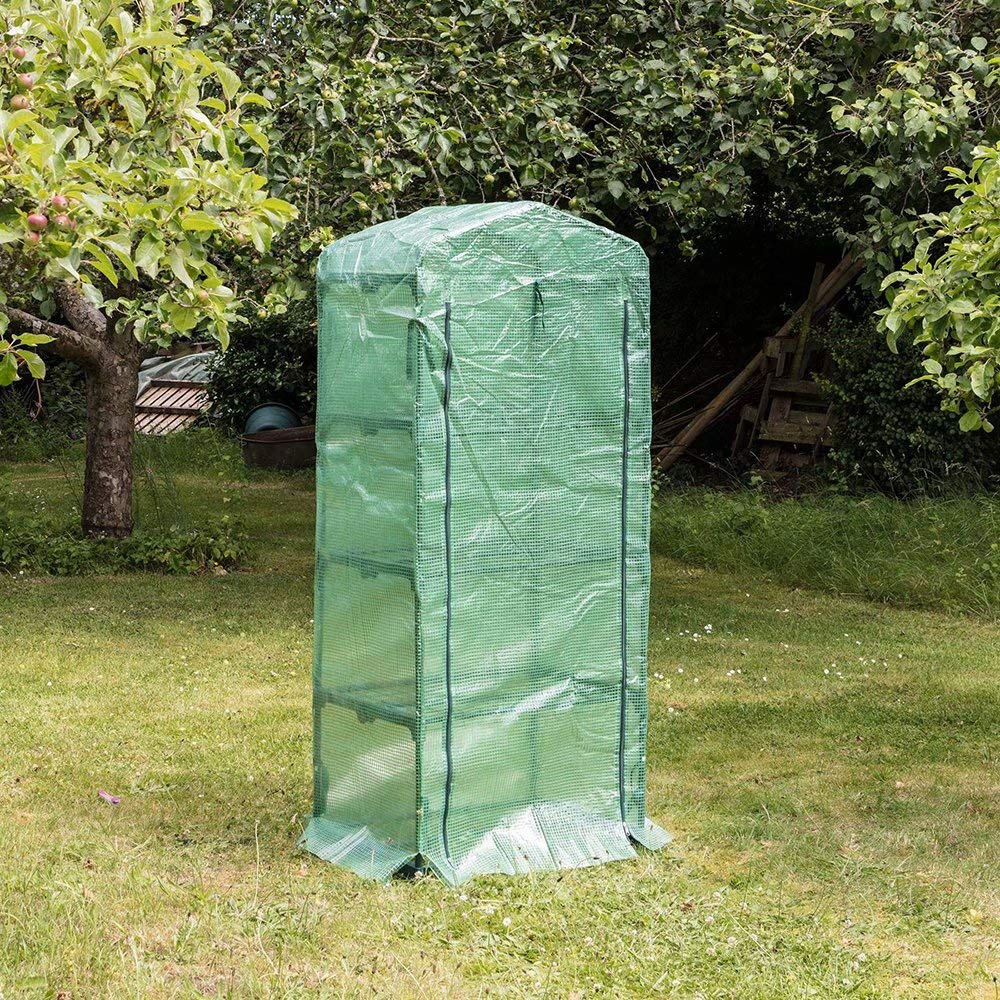 Mini Serra Da Esterno A 5 Livelli Outsunny – Portatile Con Copertura In Plastica Rinforzata