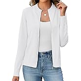 Halife Womens Zip Up Cardigan Sweaters Long Sleeve Lightweight Casual Zipper Knitted Sweatshirts Jacket