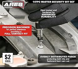ARES 31018-147-Piece Master Security Bit Set