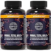 Primal Harvest Total Male+ Multivitamin for Men with Essential Vitamins, Minerals and Herbal Support for Energy, Vitality, Immune Health and Performance