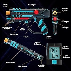 Squad Hero Rechargeable Laser Tag 360° Sensors